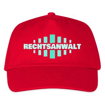 Rechtsanwalt als Beruf - Kinder Basecap - Rot - Vorne