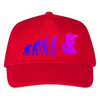 Statement für alle Motocross - Kinder Basecap - Rot - Vorne