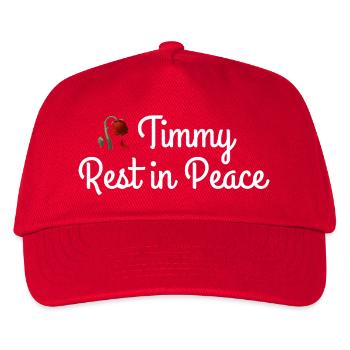 Timmy Wal Shirt Geschenk - Kinder Basecap - Rot - Vorne