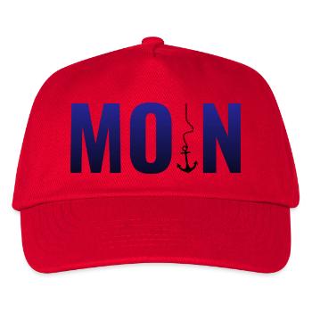 MOIN - Kinder Basecap - Rot - Vorne