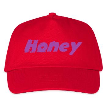 Illustration d'un essaim d'abeilles miel et vivant - Casquette de baseball Enfant - rouge - Devant