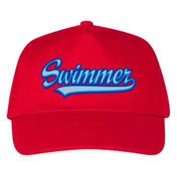 Swimmer - Kids’ Baseball Cap - red - Front