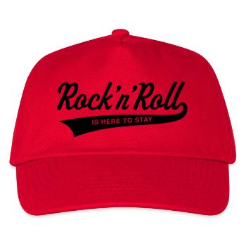 Rock 'n' Roll Is Here To Stay (Musik) - Kinder Basecap - Rot - Vorne
