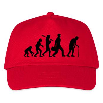 Evolution Opa Design - Kinder Basecap - Rot - Vorne