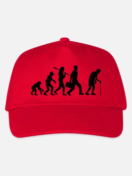 Evolution Opa Design - Kinder Basecap - Rot