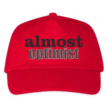 optimist - Kinder Basecap - Rot - Vorne