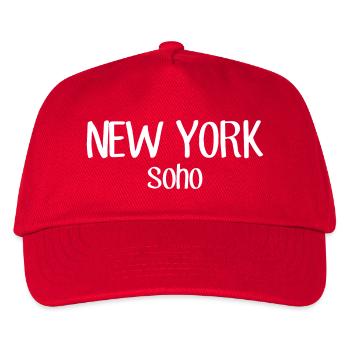 New York - Soho - USA - Amerika - NYC - Kinder Basecap - Rot - Vorne