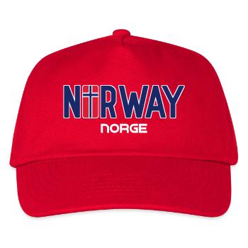 Norway - Norge - Norway - Flag - Scandinavia - Kids’ Baseball Cap - red - Front