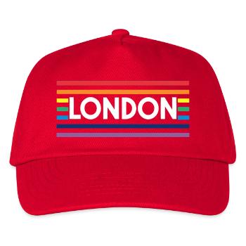 LONDON Urban Rainbow - Kids’ Baseball Cap - red - Front