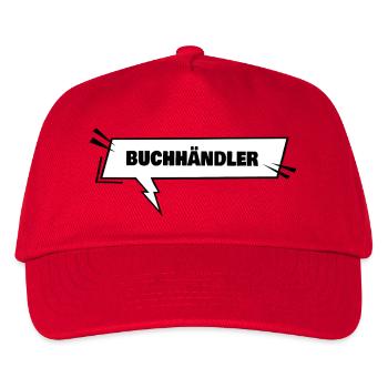 Buchhaendler als Ausbildung - Kinder Basecap - Rot - Vorne