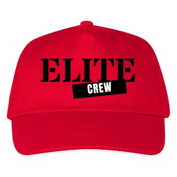 Elite Crew - Team Gruppe Party Squad Member - Kinder Basecap - Rot - Vorne