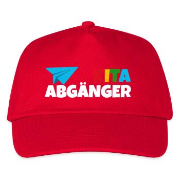 Kita Abgänger  - Kinder Basecap - Rot - Vorne