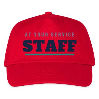 Staff College Lettering - Staff Team - Kids’ Baseball Cap - red - Front