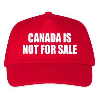 canada is not for sale - Casquette de baseball Enfant - rouge - Devant