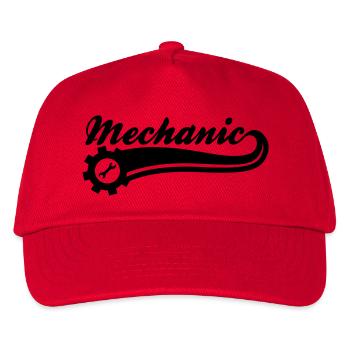 mechanic - Kids’ Baseball Cap - red - Front