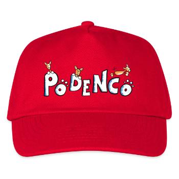 Cute Podenco Font - Kids’ Baseball Cap - red - Front