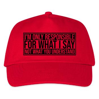 ce que je dis citation - Casquette de baseball Enfant - rouge - Devant