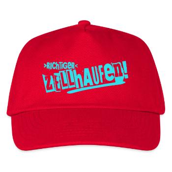 Zellhaufen Man - Kinder Basecap - Rot - Vorne