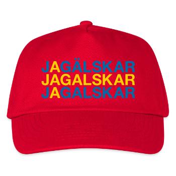I LOVE SWEDEN Sweden Flag - Kids’ Baseball Cap - red - Front
