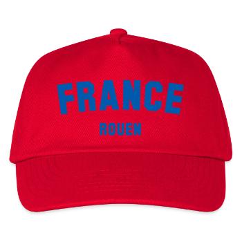 Rouen, France, France - Casquette de baseball Enfant - rouge - Devant
