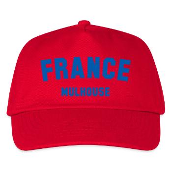 Mulhouse, France, France - Casquette de baseball Enfant - rouge - Devant