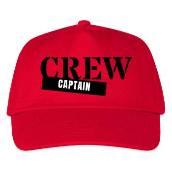 Capitaine d’équipage - Capitaine, Chef de groupe - Casquette de baseball Enfant - rouge - Devant