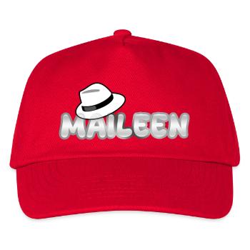 First name Maileen - Kids’ Baseball Cap - red - Front
