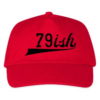 80th birthday: 79ish - Kids’ Baseball Cap - red - Front