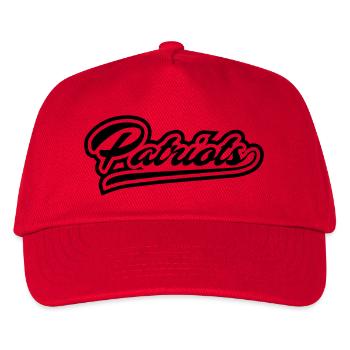 Patriots T Shirt Umriss - Kinder Basecap - Rot - Vorne