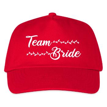 team bride - Kinder Basecap - Rot - Vorne