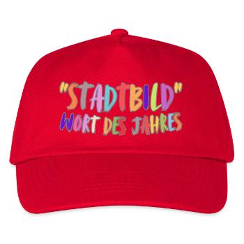 Stadtbild Wort des Jahres - Kinder Basecap - Rot - Vorne
