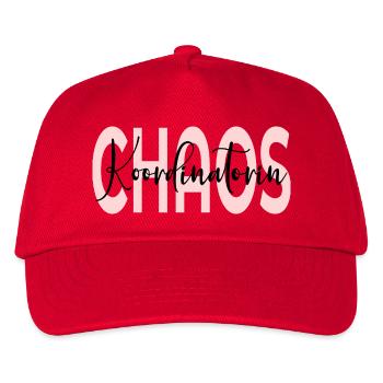Chaos Koordinatorin Mama - Kinder Basecap - Rot - Vorne