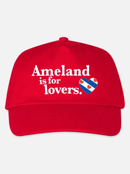 Ameland Lovers - Friesland I - Kinder Basecap - Rot