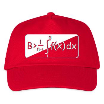 Mathematiker Mathe mathematisch Mathematik - Kinder Basecap - Rot - Vorne