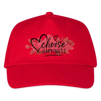 Choose Lucky Flowers - Kids’ Baseball Cap - red - Front