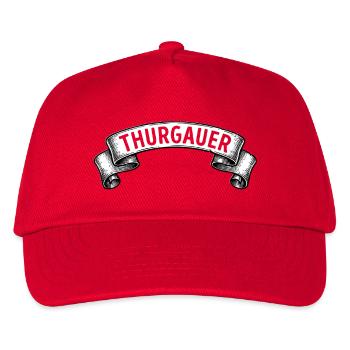 Thurgauer Banner - Kinder Basecap - Rot - Vorne