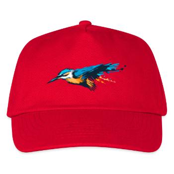 Eisvogel - Wächter der Flüsse - Kinder Basecap - Rot - Vorne