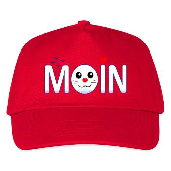 Moin Moin - Casquette de baseball Enfant - rouge - Devant
