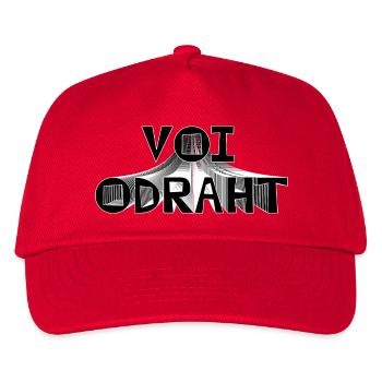 voi odraht - extrem schlau, gewifft, listig - Kinder Basecap - Rot - Vorne