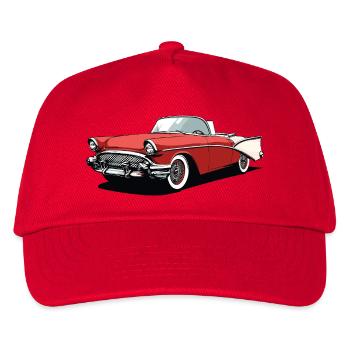 Vintage Convertible Design - Kids’ Baseball Cap - red - Front