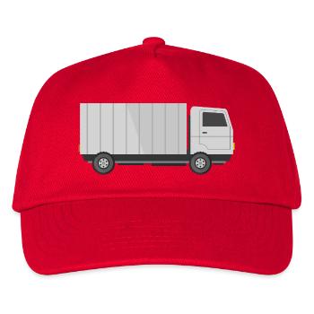 Delivery truck - Kids’ Baseball Cap - red - Front