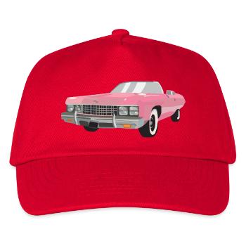 Pink Car Blanks - Kids’ Baseball Cap - red - Front
