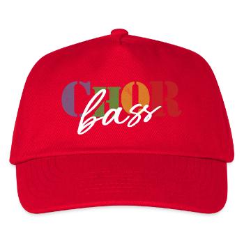 Basse de chœur - Casquette de baseball Enfant - rouge - Devant