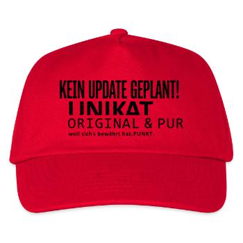 Kein Update geplant! - Kinder Basecap - Rot - Vorne