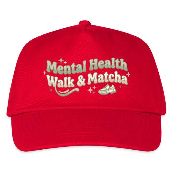 Matcha Walk Tea Walk Tendance Thé vert - Casquette de baseball Enfant - rouge - Devant