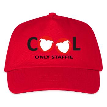 Cool Staffie - 039 - Kids’ Baseball Cap - red - Front