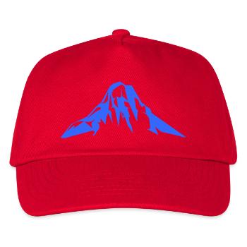 Mountains Mountain - Kids’ Baseball Cap - red - Front