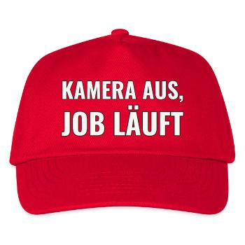 Remote Job Geschenk für den Berufseinstieg - Kinder Basecap - Rot - Vorne
