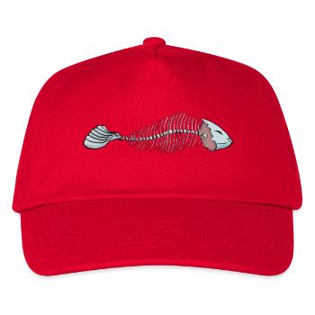 fish - Kids’ Baseball Cap - red - Front