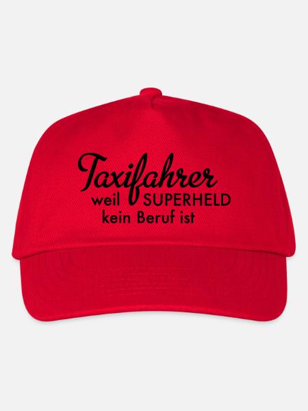 Taxifahrer - Kinder Basecap - Rot